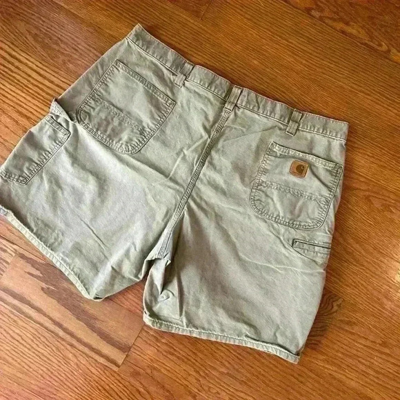 Carhartt Cargo Rugged Flex Relaxed Fit Canvas Work Short Size 44 Carpenter - Picture 5 of 7